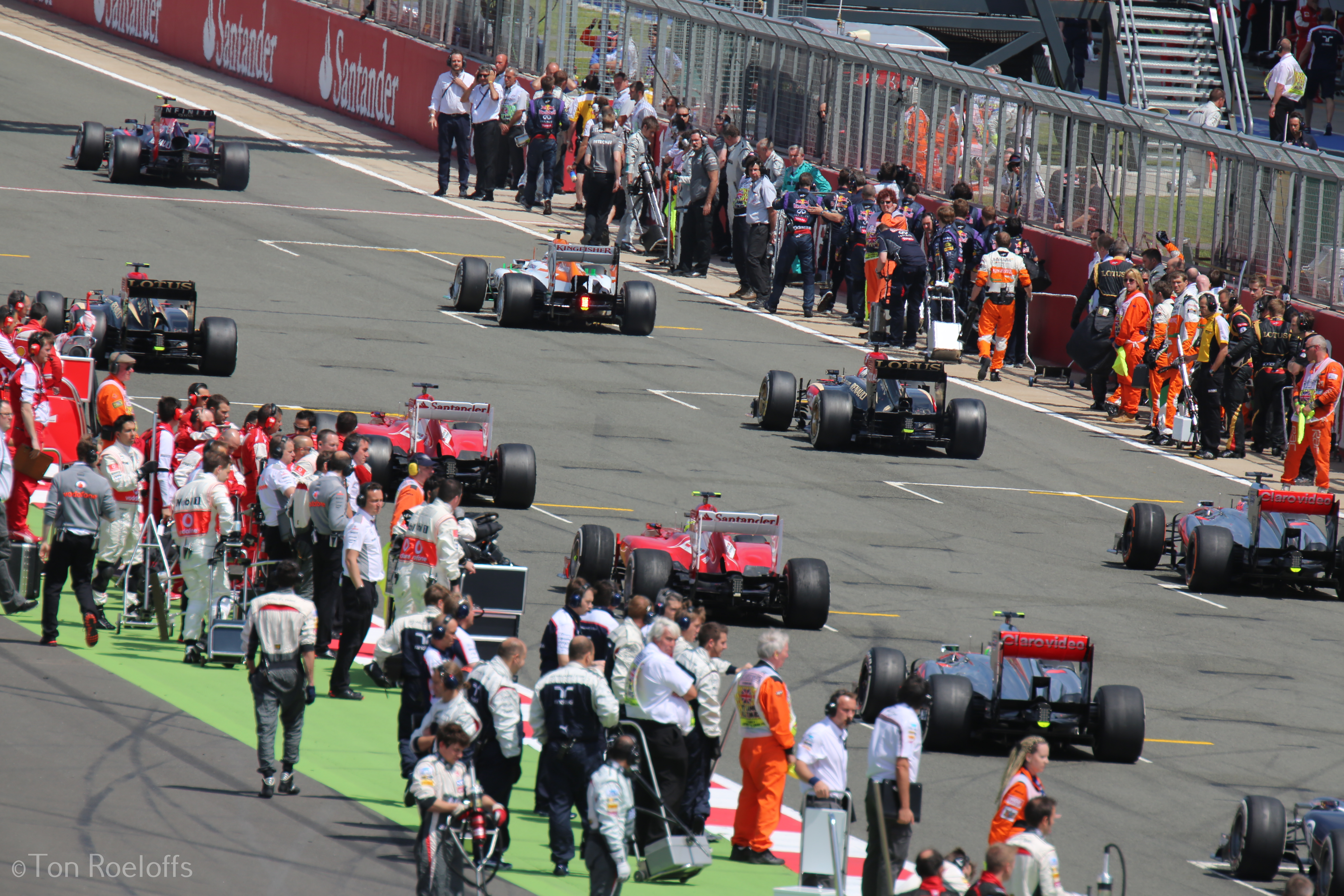 Verstappen pitbox